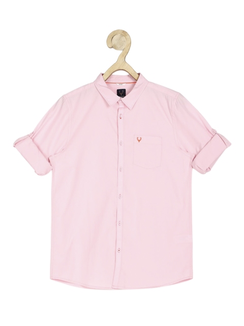 

Allen Solly Junior Boys Pink Slim Fit Opaque Casual Shirt