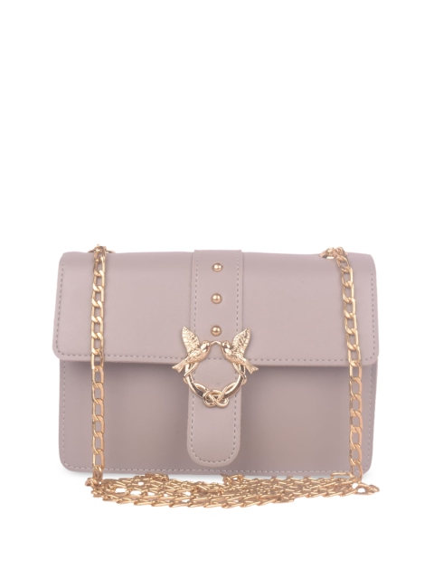 

Bagkok Grey PU Structured Sling Bag