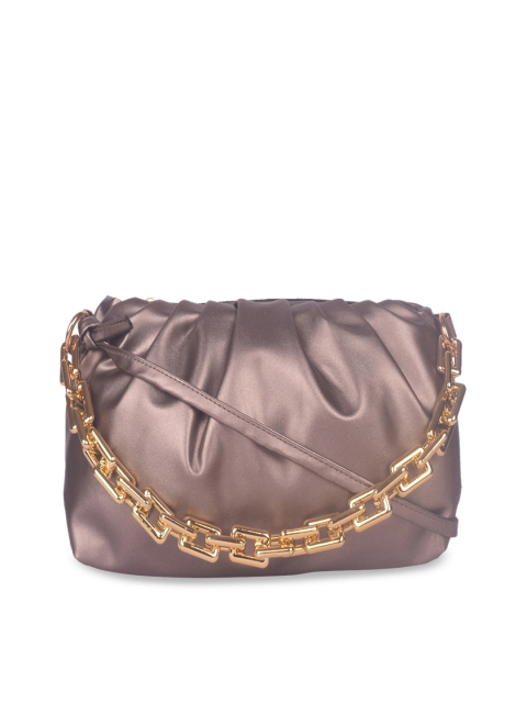 

Bagkok Copper-Toned PU Structured Sling Bag