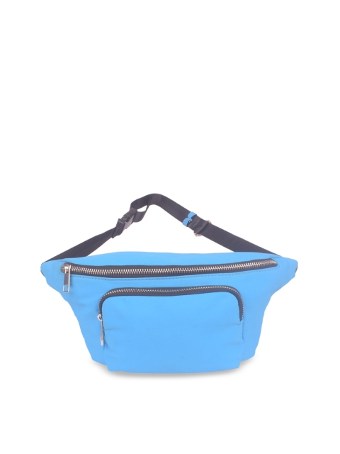 

Bagkok Blue PU Shopper Waist Pouch Bag