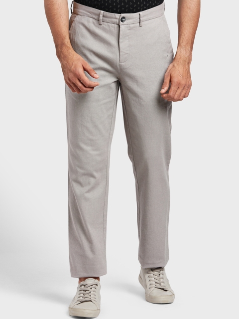 

ColorPlus Men Grey Casual Trousers