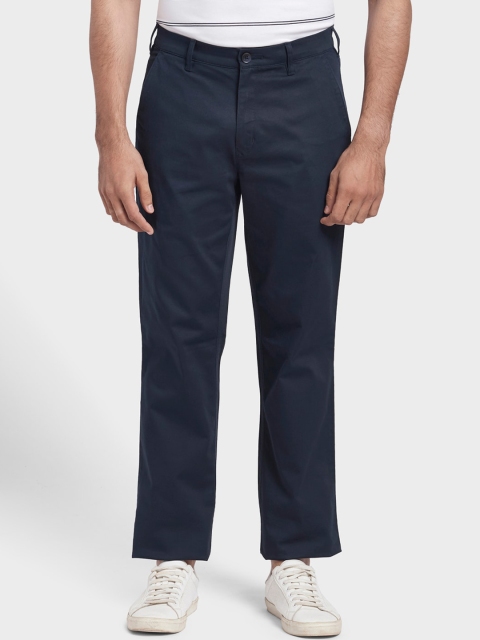 

ColorPlus Men Blue Regular Trousers