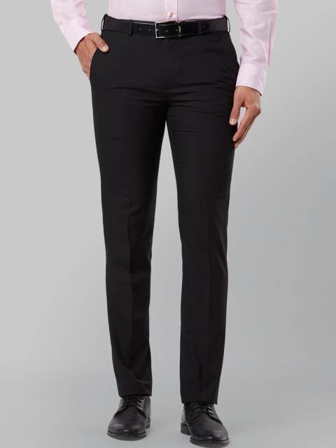 

Raymond Men Black Slim Fit Formal Trousers