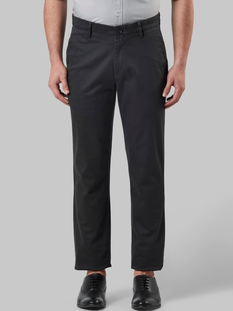 

Raymond Men Black Slim Fit Trousers