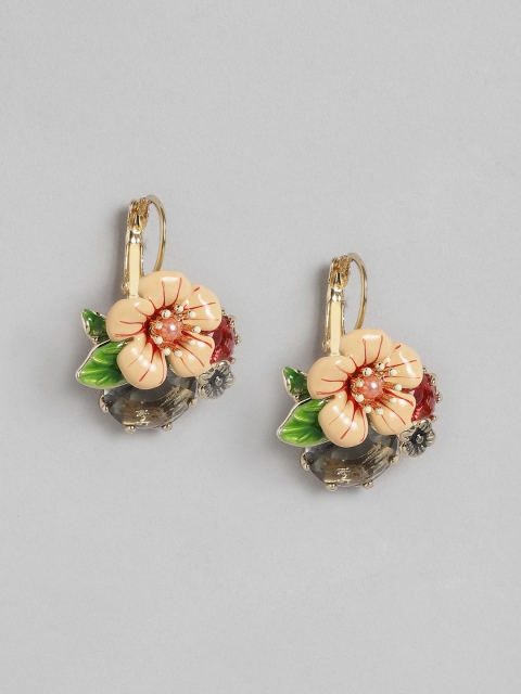 

BrashBug Multicoloured Floral Drop Earrings, Multi