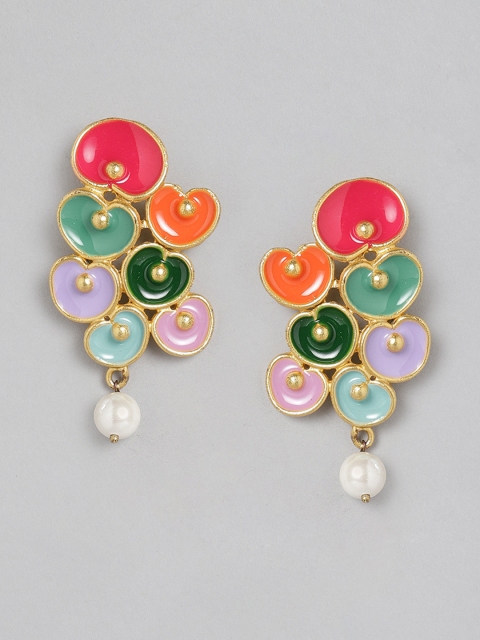 

BrashBug Multicoloured Contemporary Drop Earrings, Multi