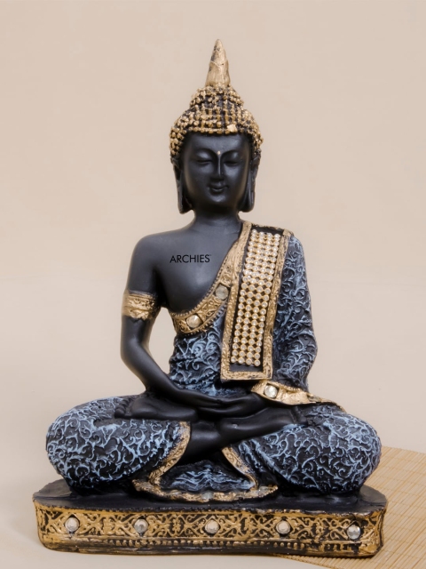 

Archies Blue Meditating Buddha Idol Showpiece