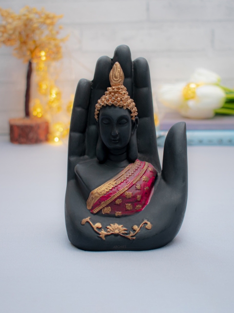 

Archies Black & Red Nirvana Buddha Idol Showpiece