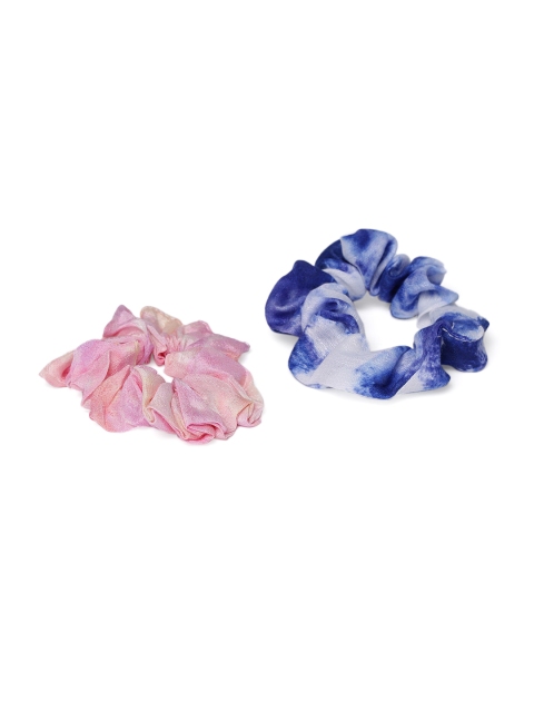 

Elaa Girls Blue & Pink Set of 2 Ponytail Holders