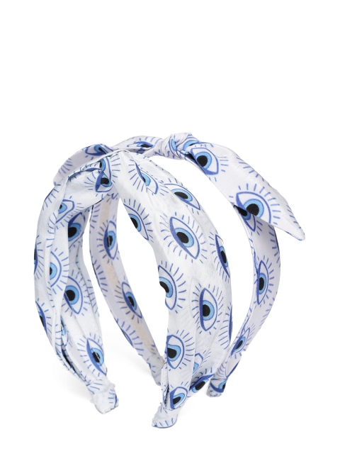 

Elaa Women Blue & White Set of 2 Hairband