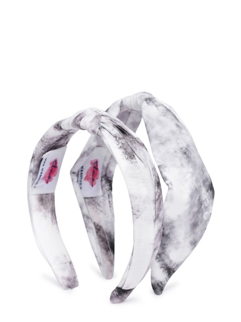 

Elaa Women Black & White Set of 2 Hairband