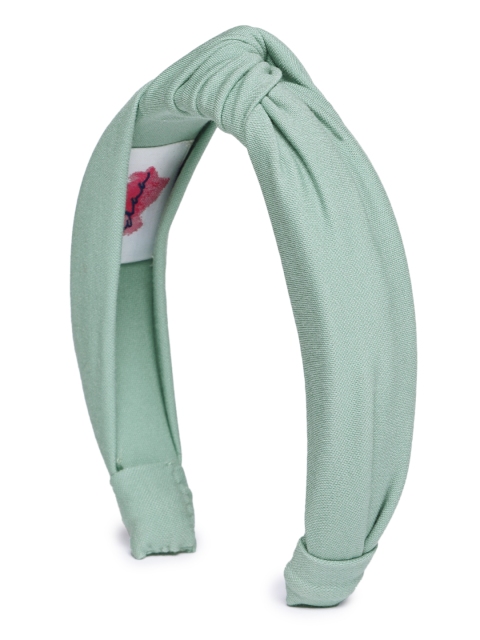 

Elaa Women Mint Green Solid Knot Detailed Hairband