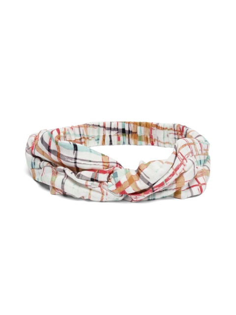 

Elaa Women White & Multicoloured Hairband