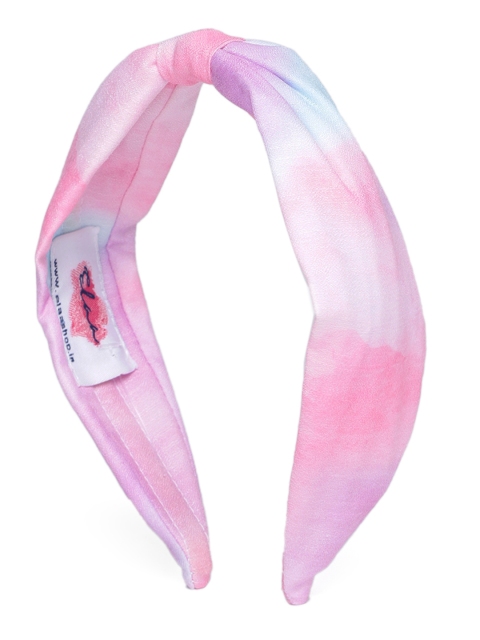 

Elaa Girls Blue Tie & Dye Ombre Pure Cotton Hairband