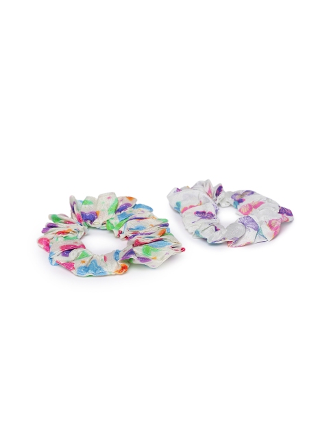 

Elaa Girls Off White Set of 2 Ponytail Holders