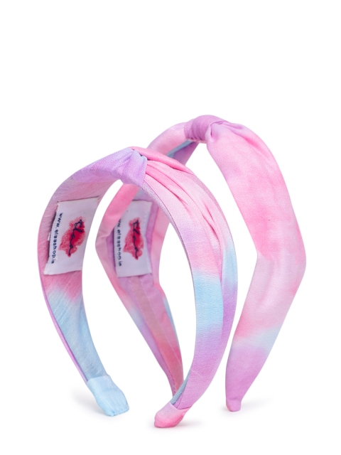 

Elaa Women Blue & Pink Set of 2 Hairband