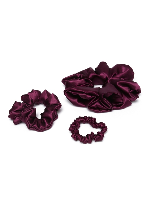 

Elaa Women Copper-Toned Set of 3 Ponytail Holders