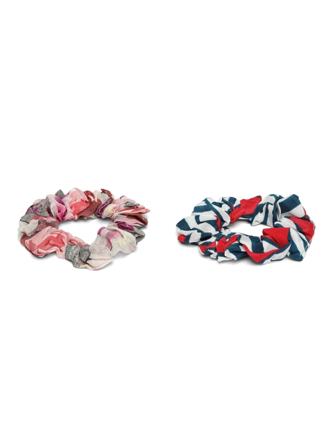 

Elaa Women Multicoloured Set of 2 Ponytail Holders, Multi