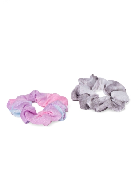 

Elaa Girls Black & White Set of 2 Ponytail Holders