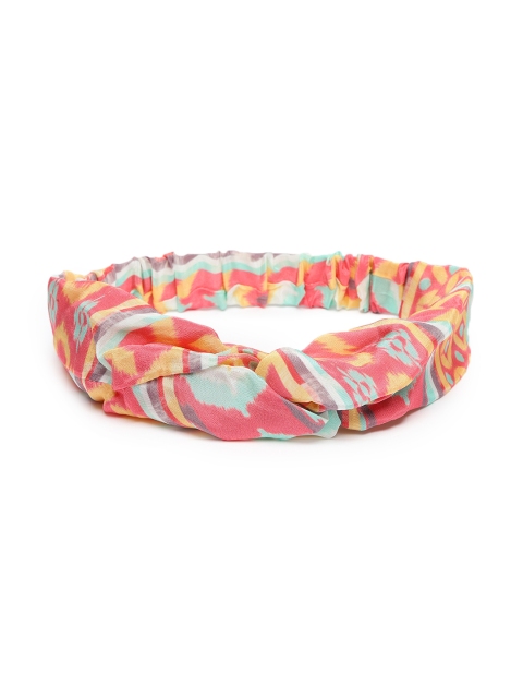 

Elaa Women Peach-Coloured & Multicoloured Hairband