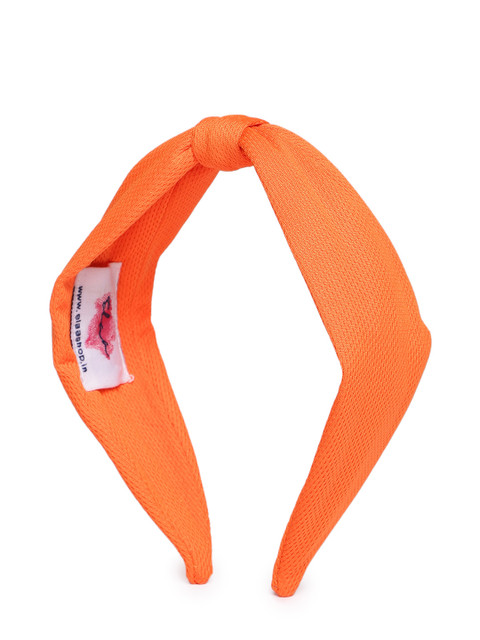 

Elaa Girls Orange Jersey Hairband