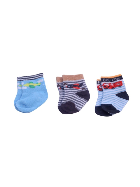 

Spiky Multicoloured Pack of 3 Socks, Multi
