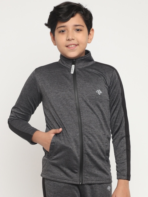 

CHIMPRALA Boys Grey Lightweight Running Sporty Jacket