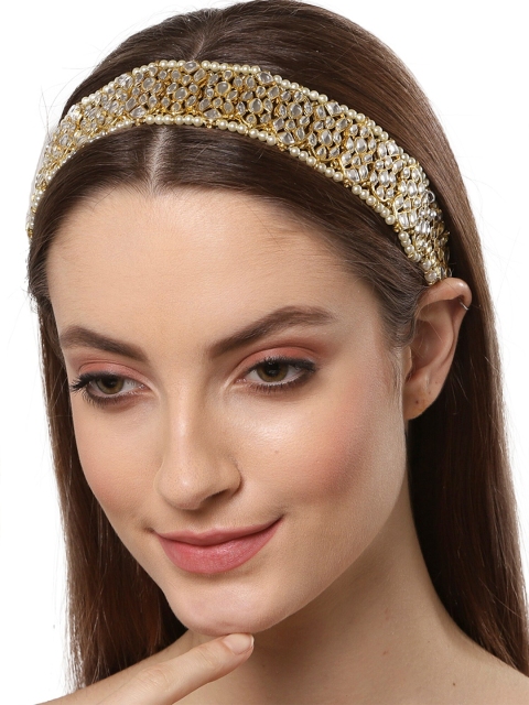 

KARATCART Women Gold-Toned Embellished Hairband