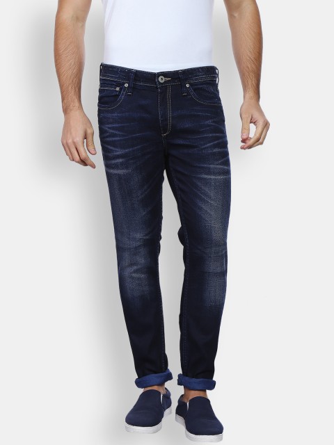 

Jack & Jones Men Blue Regular Fit Mid-Rise Jeans