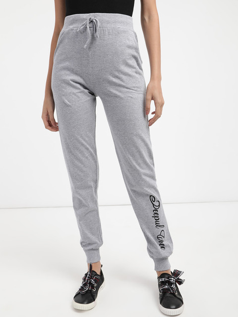 

V2 Value & Variety Women Grey Melange Track Pants
