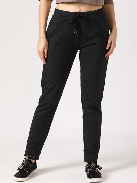 

V2 Value & Variety Women Black Solid Cotton Lounge Pants