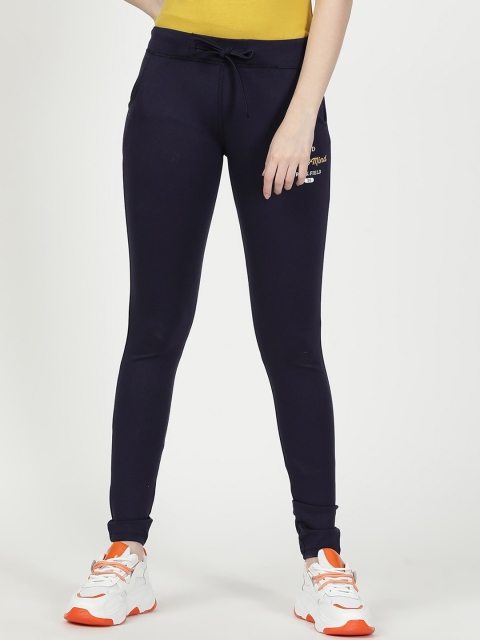 

V2 Value & Variety Women Navy Blue Solid Cotton Lounge Pants