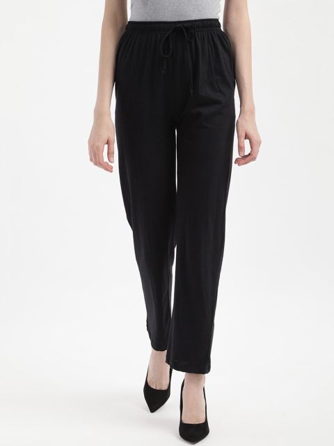 

V2 Value & Variety Women Black Straight Fit High-Rise Ethnic Trousers