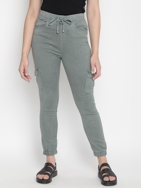 

V2 Value & Variety Women Green Solid Slim-fit Jeggings