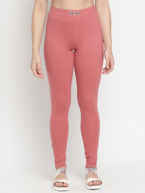 

V2 Value & Variety Women Pink Solid Slim-Fit Jeggings