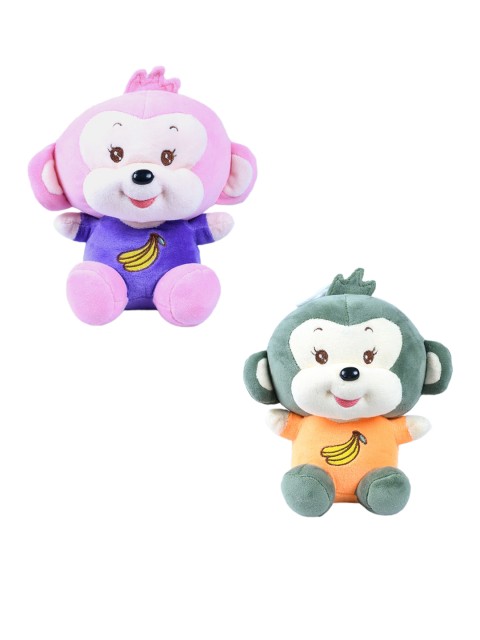 

DukieKooky Pack of 2 Monkey Soft Toy, Multi