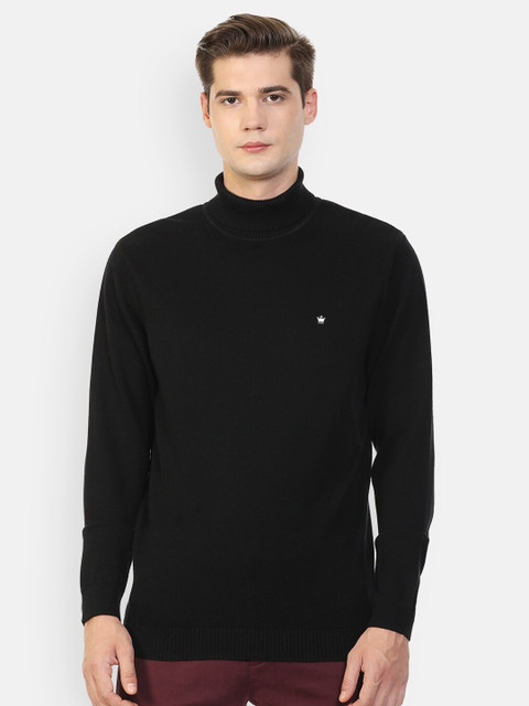 

Louis Philippe Men Black Pullover