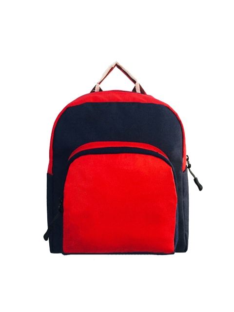 

Zwart Unisex Navy Blue & Red Backpack