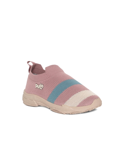 

Khadims Girls Pink Woven Design Slip-On Sneakers