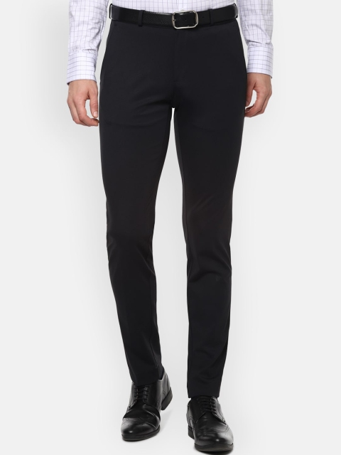 

Van Heusen Men Black Slim Fit Formal Trousers