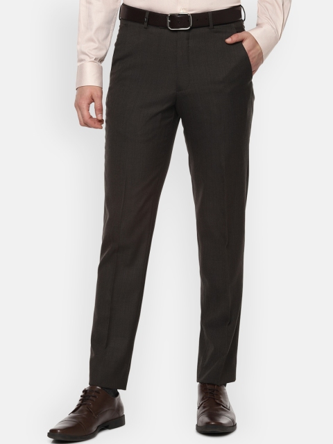 

Van Heusen Men Black Formal Trousers