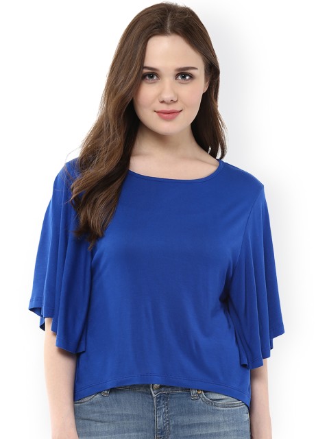 

Harpa Women Blue Solid Top