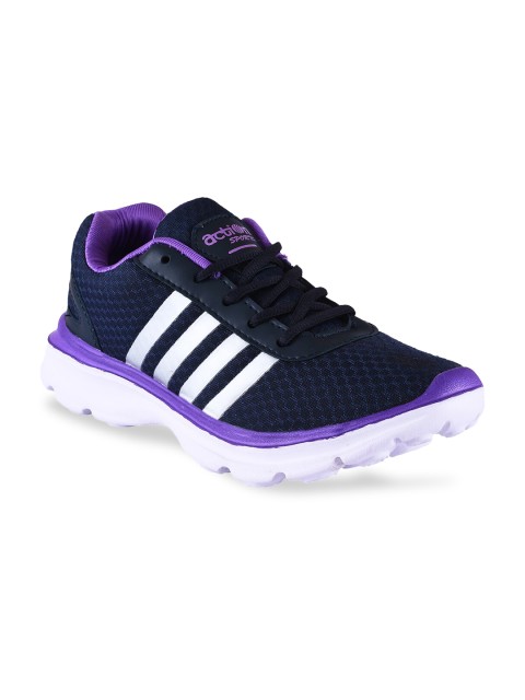 

Action Men Purple Mesh Running Non-Marking ESL-409 Shoes