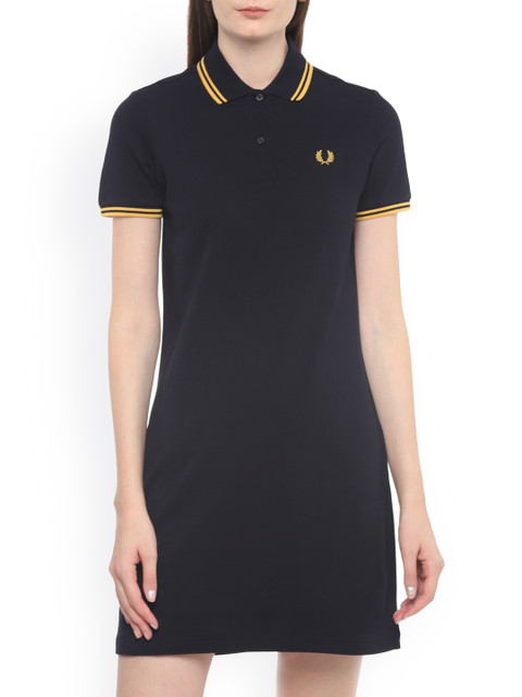 

Fred Perry Navy Blue T-shirt Dress