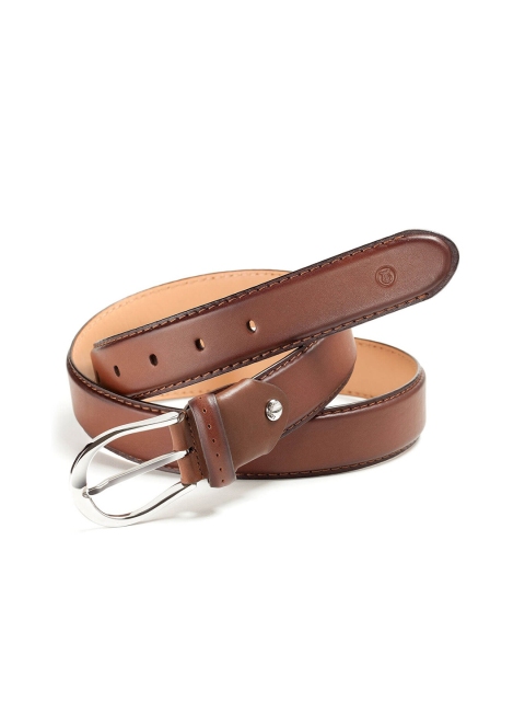 

Lapis Bard Men Brown Leather Formal Belt