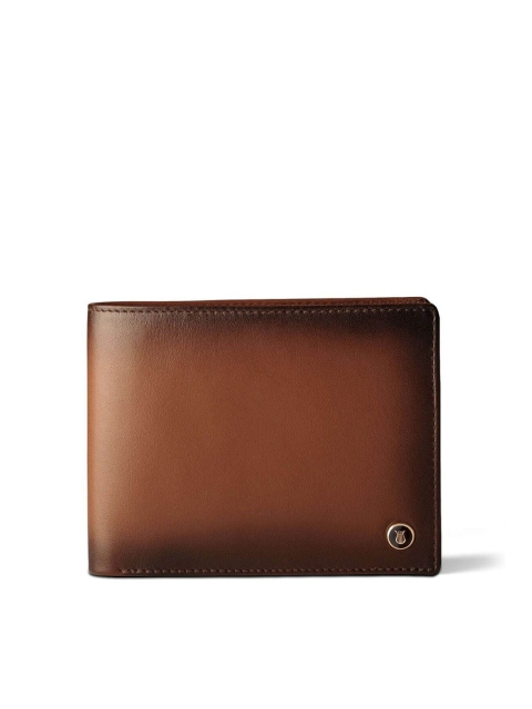 

Lapis Bard Men Brown Leather Two Fold Wallet