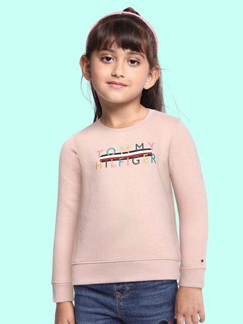 

Tommy Hilfiger Girls Pink Brand Logo Sweatshirt