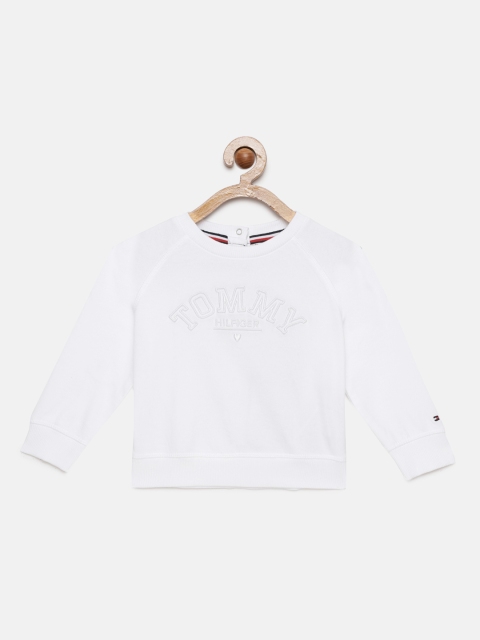 

Tommy Hilfiger Girls White Embroidered Sweatshirt