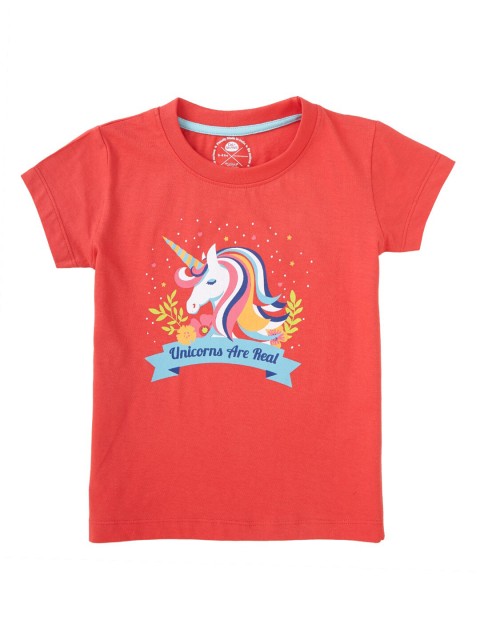 

Cub McPaws Girls Red Printed T-shirt