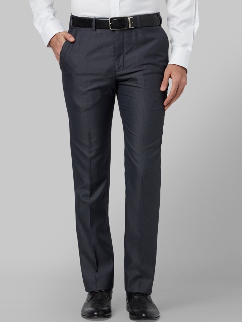 

Park Avenue Men Grey Slim Fit Formal Trousers